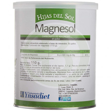 Magnesol Carbonato de Magnesio 110Gr. YnsadietDIET