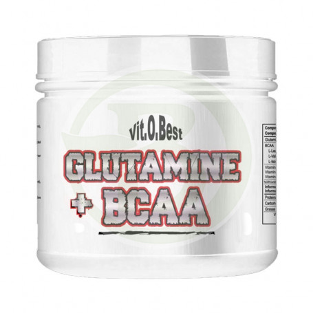 GLUTAMINA + BCAA COMPLEX 500Gr. SABOR LIMON VIT.O.BEST