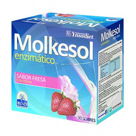 Molkesol Fresa con Estevia 30 Sobres Ynsadiet