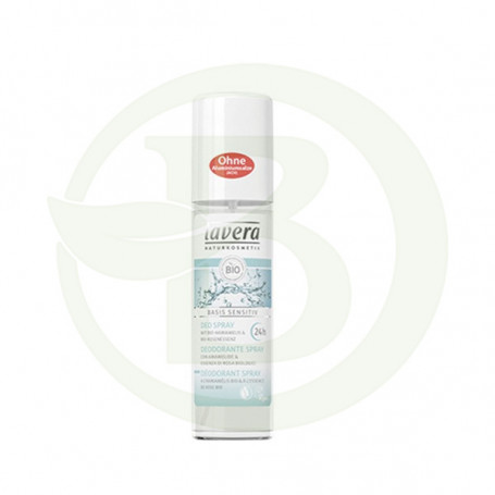 Desodorante Spray 24H Basis Sensitiv 75Ml. Lavera