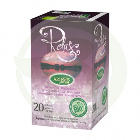 Infusiones Relax-Antiestrés 20 Filtros Artemis