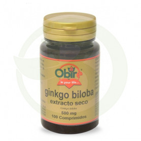 Ginkgo Biloba 500Mg. (Ext. Seco) 100 Comprimidos Obire