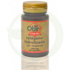 Colágeno Marino Hidrolizado + Magnesio 600Mg. 60 Cápsulas Obire