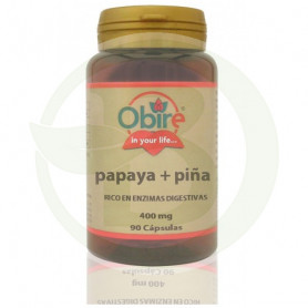 Papaya + Piña 400Mg. 90 Cápsulas Obire