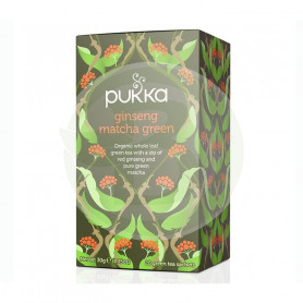 Té Verde Matcha Ginseng 20 Filtros Pukka