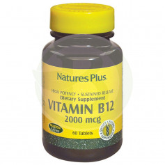 Vitamina B12 2000Mcg. 60 Comprimidos Natures Plus