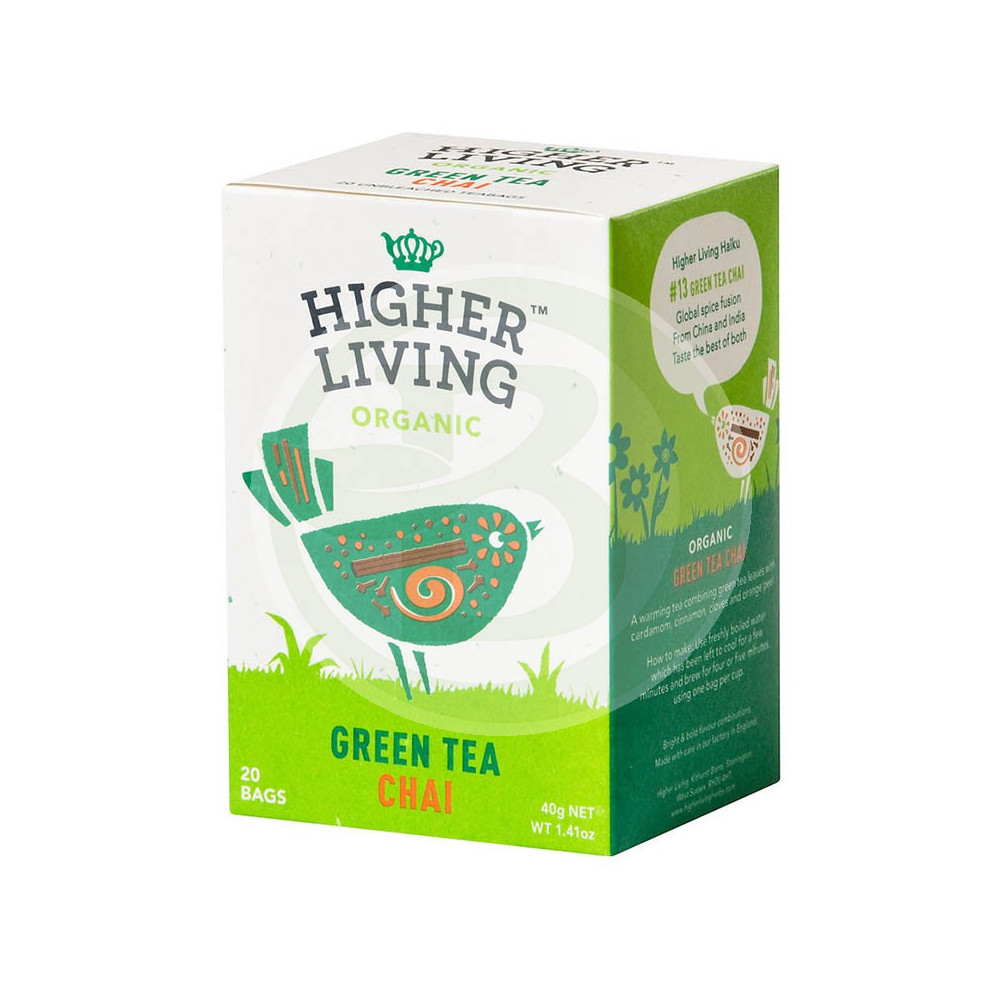 Té Verde Chai 40Gr. Higher Living