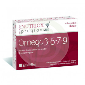 Nutriox Omega 3-6-7-9 45 Cápsulas Ynsadiet