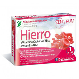 Zentrum Hierro 45 Cápsulas Ynsadiet