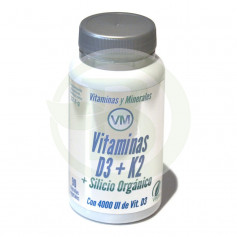 Vitamina D3 + K2 + Silicio Orgánico 90 Cápsulas Ynsadiet