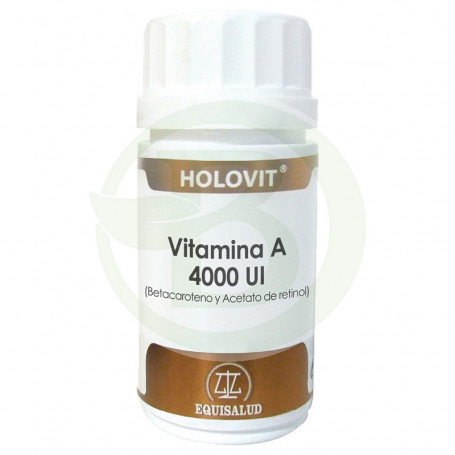 Holovit Vitamina A 4000Ui 50 Cápsulas Equisalud