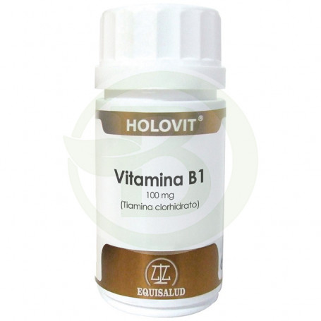 Holovit Vitamina B1 100Mg. 50 Cápsulas Equisalud