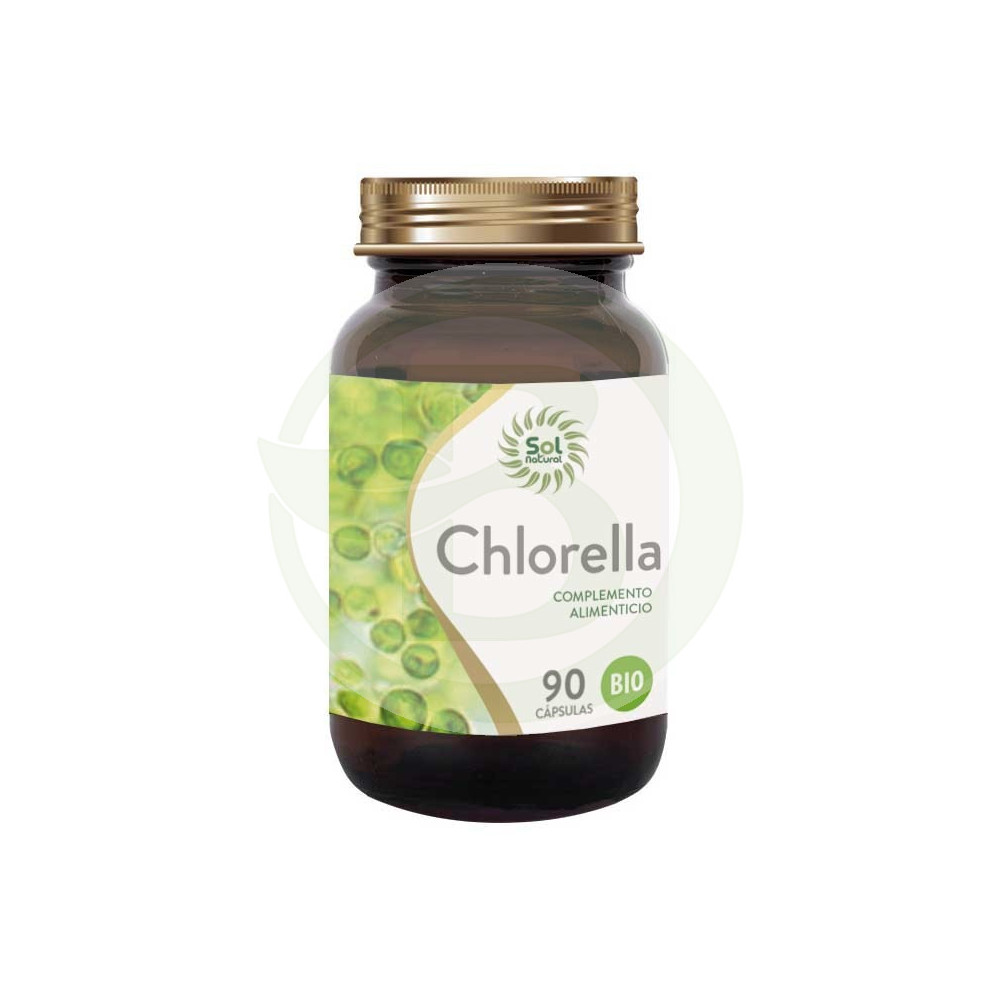 Chlorella Bio 90 Cápsulas 495Mg. Sol Natural
