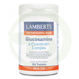 Complejo Glucosamina & Condroitina 120 Tabletas. Lamberts