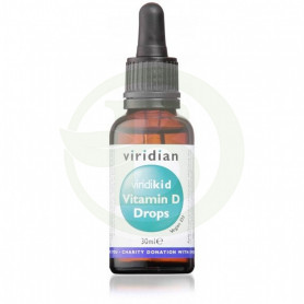 Viridikid Vitamin D3 Vegana 400IU Gotas 30Ml Viridian