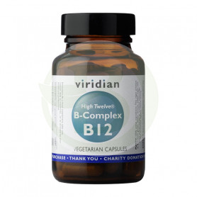 High Twelve Vitamin B12 con B-Complex 30 Cápsulas Viridian