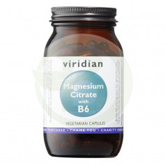 Magnesio De Alta Potencia con B6 30 Cápsulas Viridian