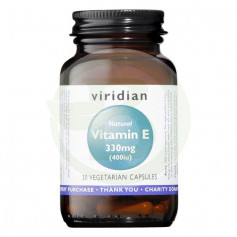 Vitamin E 330Mg. (400IU) Natural 30 Cápsulas Viridian