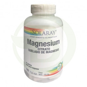Big Magnesium Citrate 180 Cápsulas Solaray