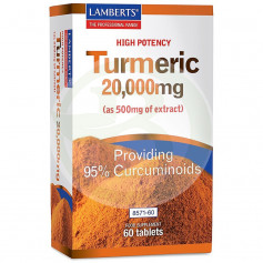 Turmeric 20.000Mg. 60 Tabletas Lamberts