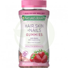 Pelo, Piel y Uñas 60 Gummies Natures Bounty