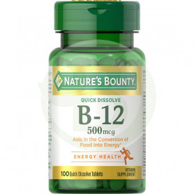 Vitamina B12 500?g. 100 Comprimidos Natures Bounty