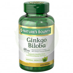 Ginkgo Biloba 60Mg. 60 Comprimidos Natures Bounty