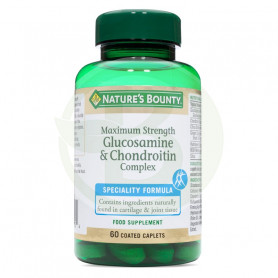 Glucosamina, Condroitina, Msm y Colágeno 60 Comprimidos Natures Bounty