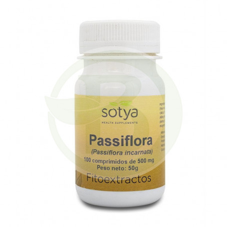 Pasiflora 100 Comprimidos De 500Mg. Sotya