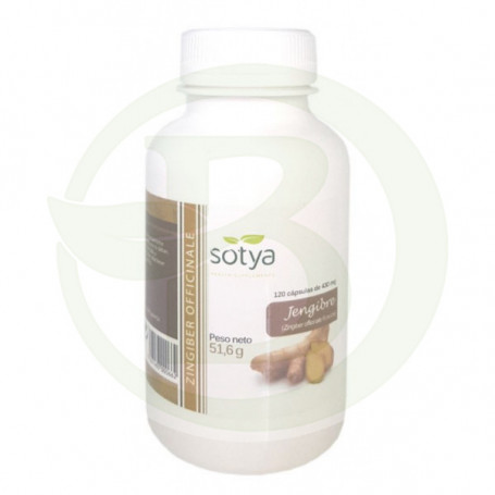 Jengibre 120 Cápsulas 430Mg. Sotya