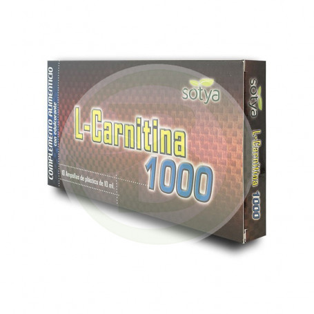 L-Carnitina 1000Mg. 10 Ampollas Sotya