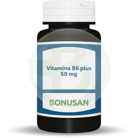Vitamina B6 Plus 20Mg 60 Cápsulas Bonusan