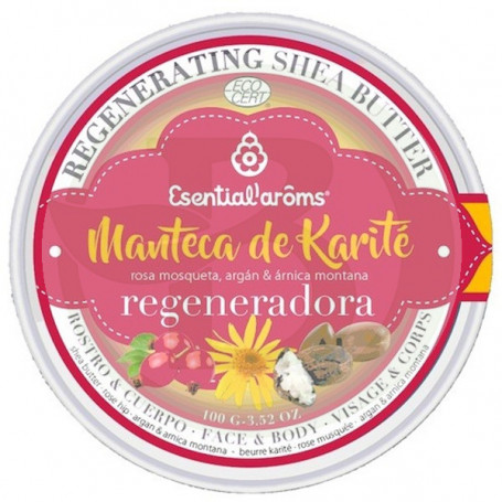 Manteca de Karité Regeneradora 100Gr. Esential Aroms