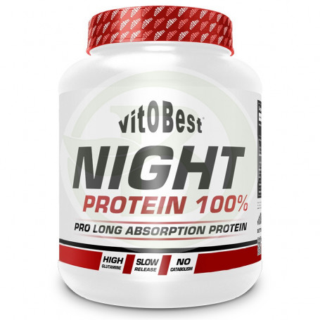 Night Protein 100% 907Gr. Vainilla Vit.O.Best