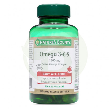 Omega 3-6-9 Active Omega Complex 60 Cápsulas Natures Bounty
