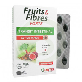 Frutas y Fibras Forte 24 Comprimidos Ortis