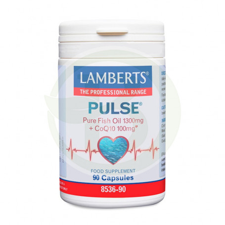 Pulse (1300Mg. De Omega 3 + 100Mg. Coq10) 90 Cápsulas Lamberts