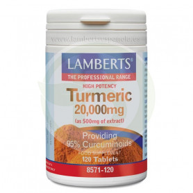 Turmeric (Cúrcuma 20.000Mg.) 120 Tabletas Lamberts