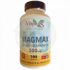 Magmax Citrato De Magnesio 500Mg. 100 Cápsulas Vbyotics