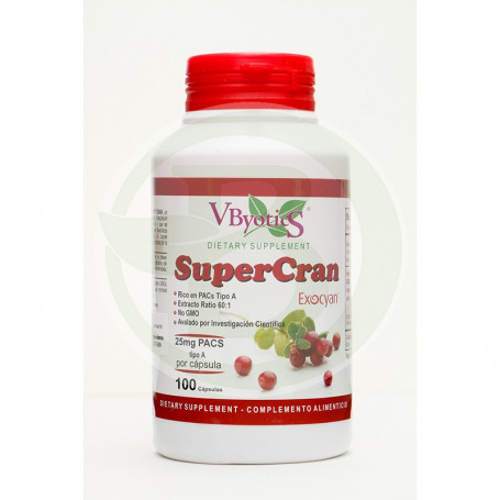 Supercran-Cranberry 100 Cápsulas Vbyotics