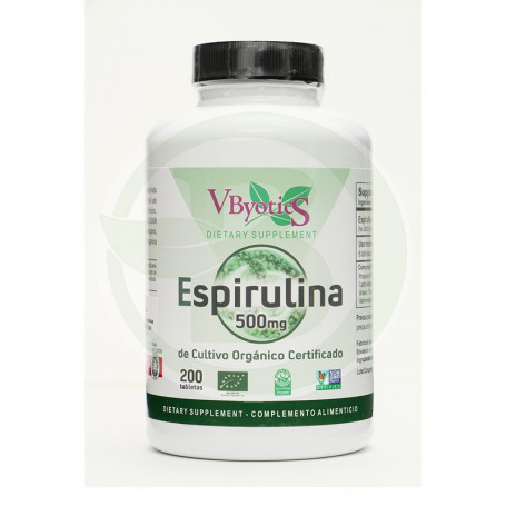 Espirulina 200 Tabletas Vbyotics