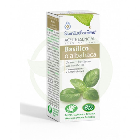 Aceite Esencial Basílico (Albahaca) Bio 10Ml. Esential Aroms