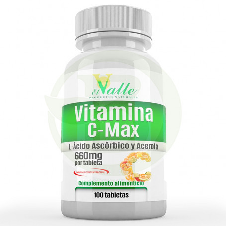 Vitamina C y Acerola 100 Tabletas El Valle