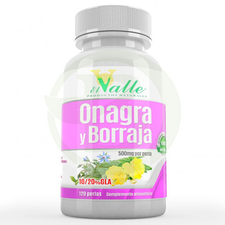 Aceite De Onagra y Borraja 120 Perlas El Valle