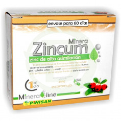 Mineraline Zincum 60 Cápsulas Pinisan