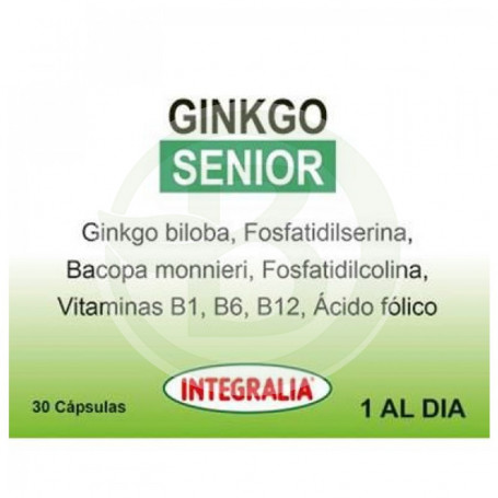 Ginkgo Senior 30 Cápsulas Integralia