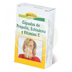 Propolis, Echinacea y Vitamina C 30 Cápsulas Granovita