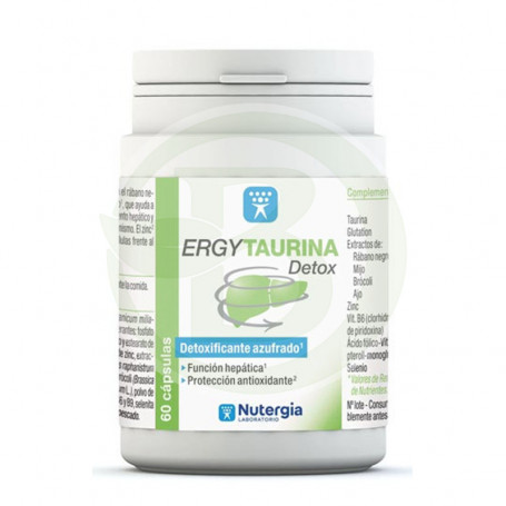 Ergytaurina Detox 60 Cápsulas Nutergia