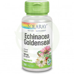Echinacea Root Goldenseal Root 500Mg. 100 Cápsulas Solaray