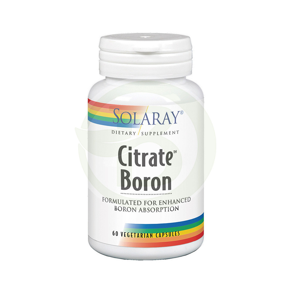 Boro Citrato 500Mg. 60 Cápsulas Vegetales Solaray